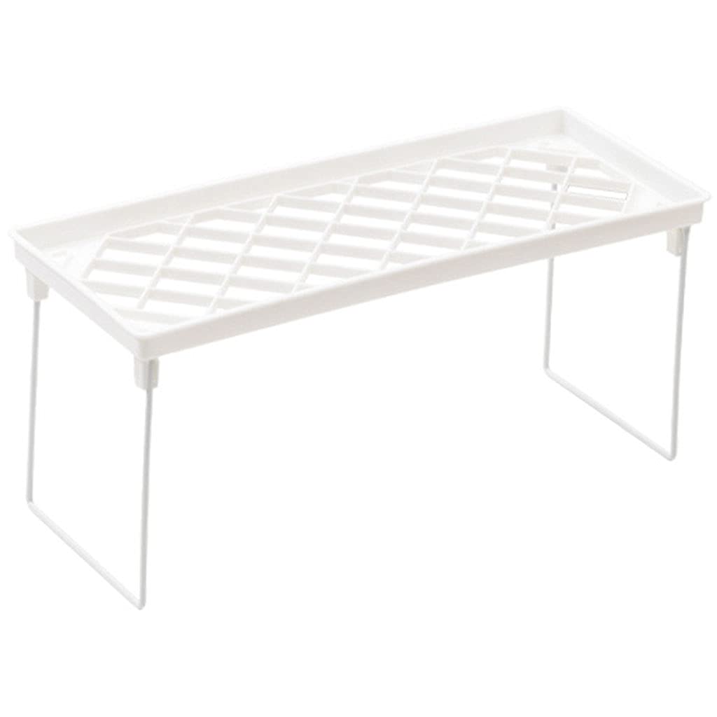 Fenteer Foldable Storage Rack - Multifunctional Organizer for Bathroom, Kitchen, Office | Space-Saving Shelf for Vegetables, Snacks, Books & Utensils | Perfect for Small Spaces & Home Organization