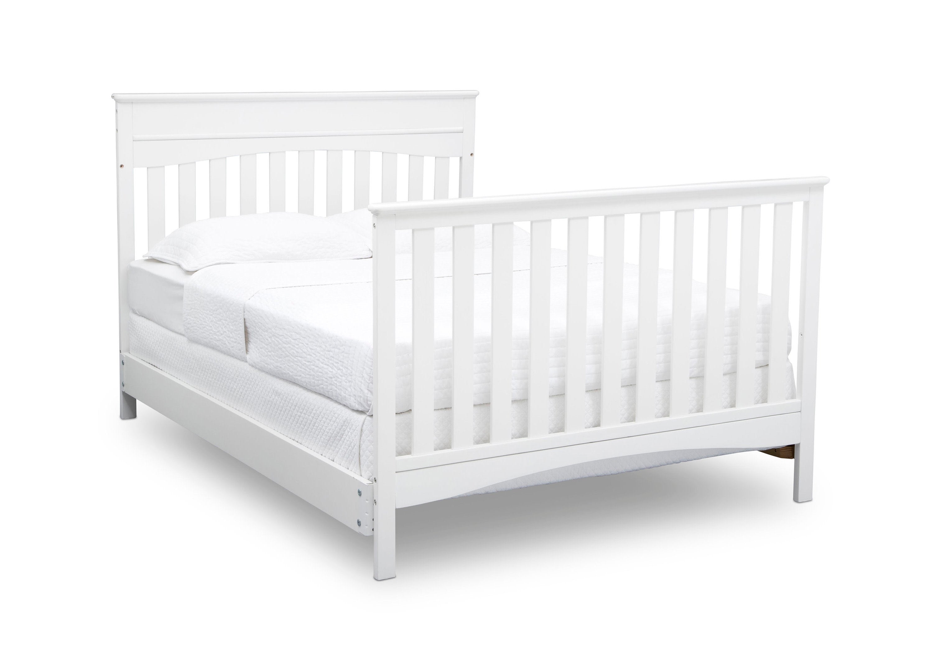 Skylar 4-in-1 Convertible Baby Crib - Toddler Bed, Daybed & Full-Size Bed - Safe Nursery Furniture for Newborns & Kids - Perfect for Bedrooms, Daycare & Guest Rooms