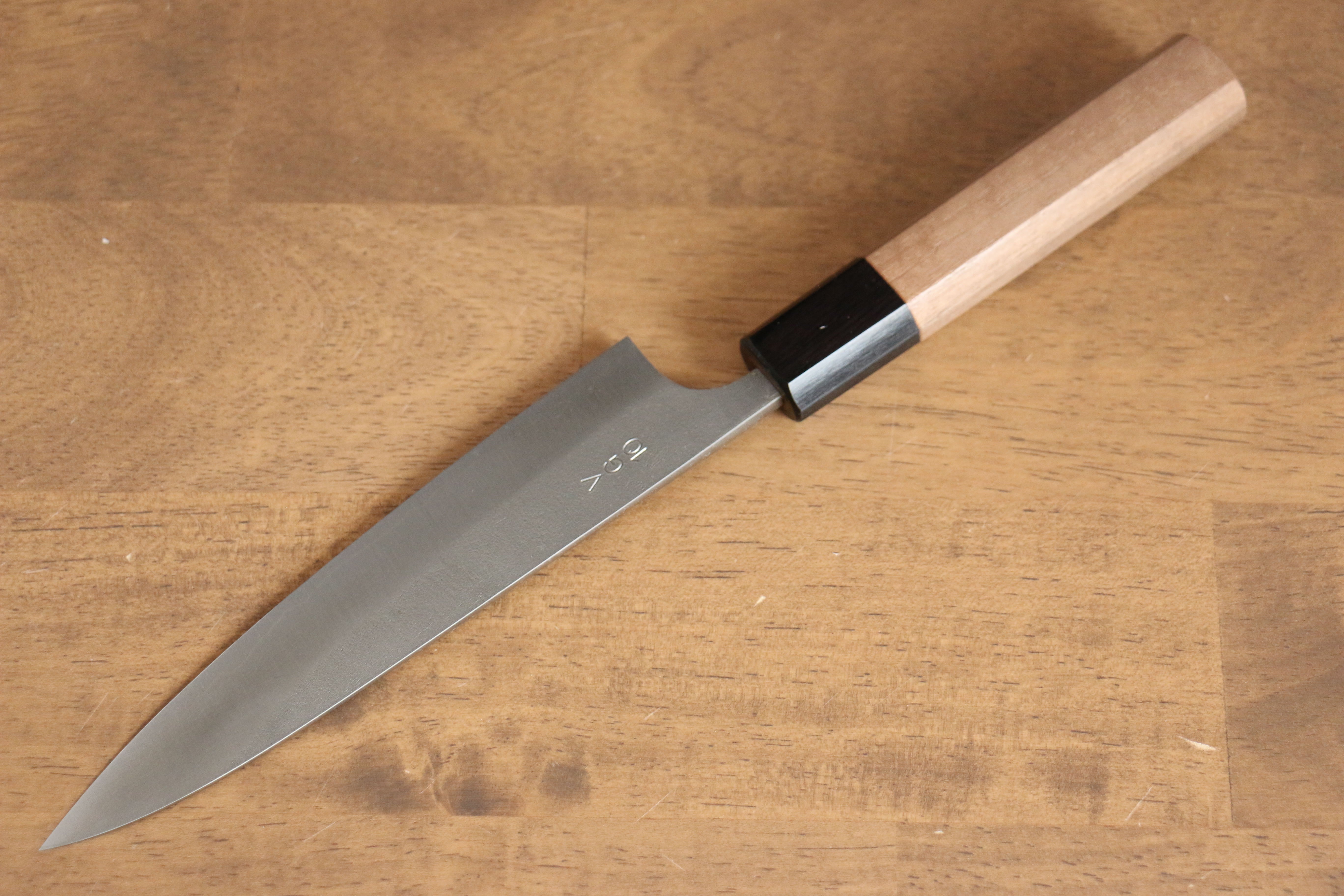 VG10 Damascus Steel Nashiji Petty Knife 150mm - Japanese Utility Knife with Walnut Handle for Slicing, Peeling & Precision Cutting - Perfect for Home Chefs & Professional Kitchens