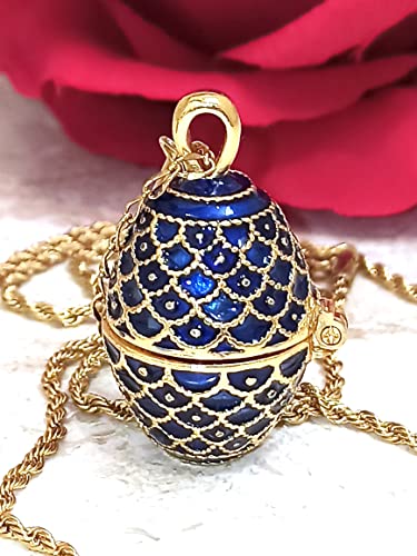 navy blue faberge egg
