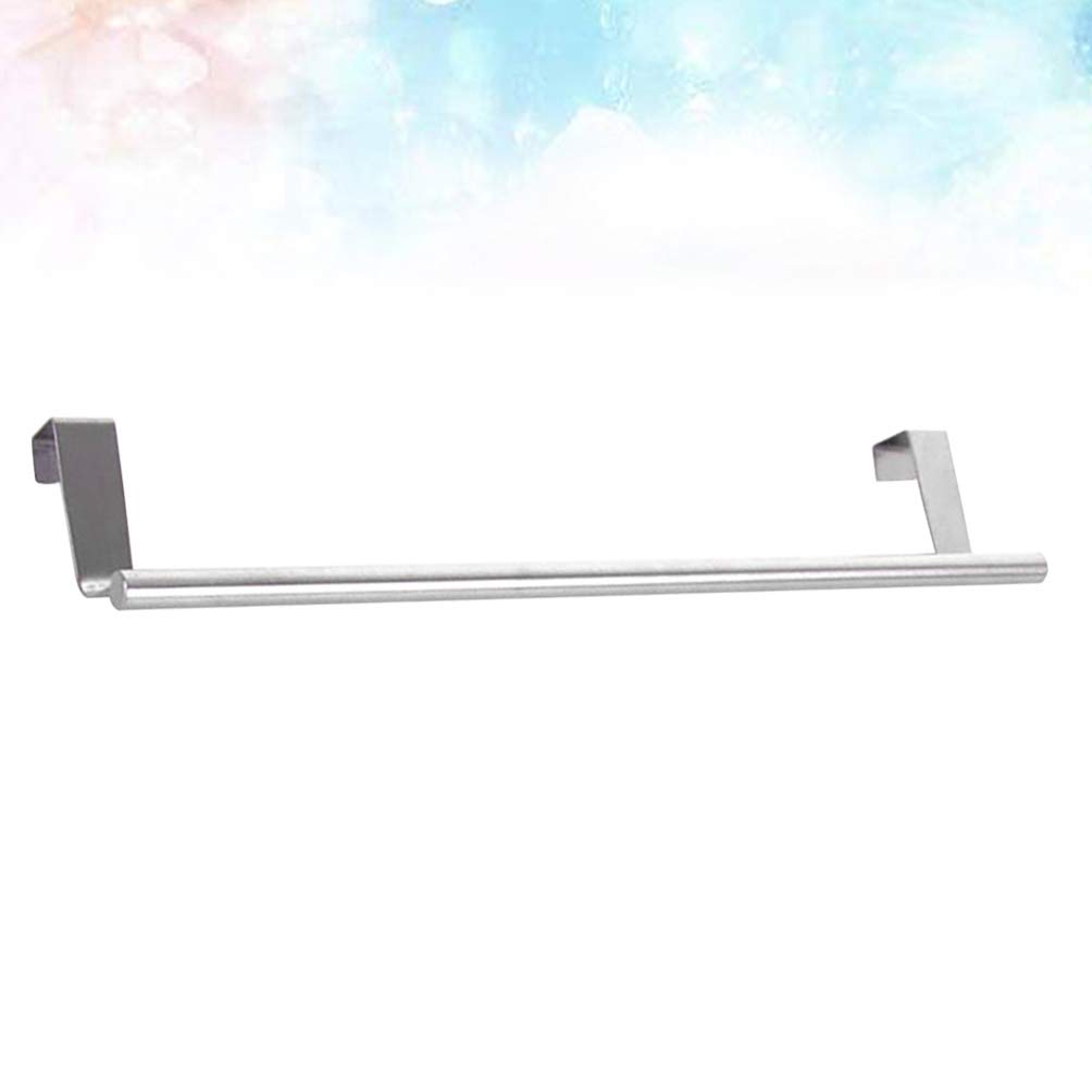 Stainless Steel Towel Holder Stand - 1pc Bathroom Towel Rack Organizer with Multi-Functional Storage for Kitchen, Spa & Home Decor