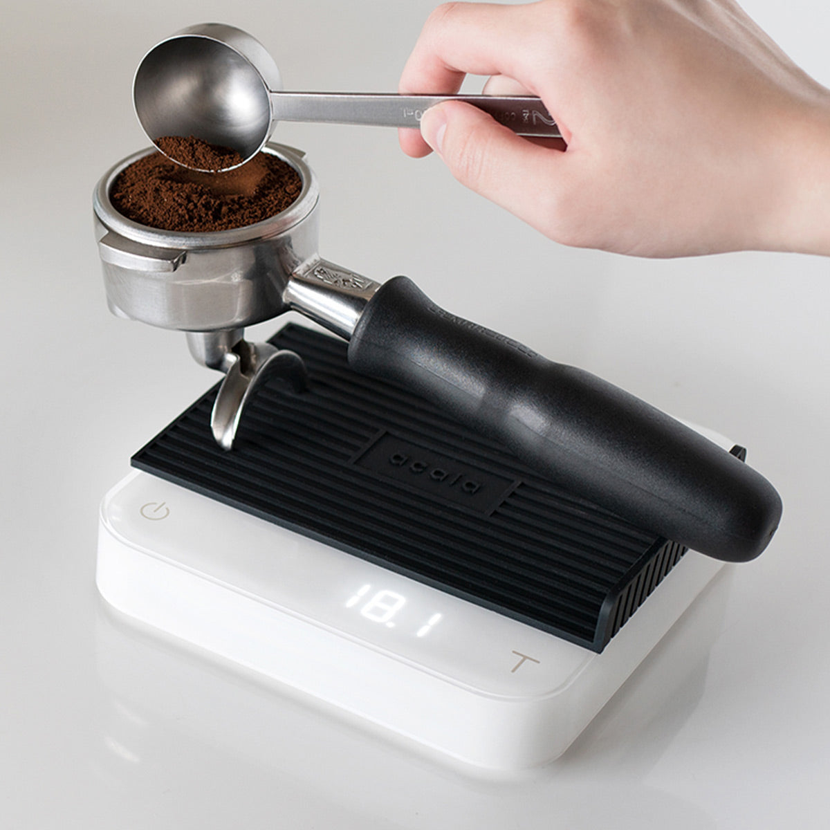 Acaia Pearl Scale - High Precision Coffee Scale in Classic White (AP007) | Perfect for Pour Over, Espresso & Home Brewing