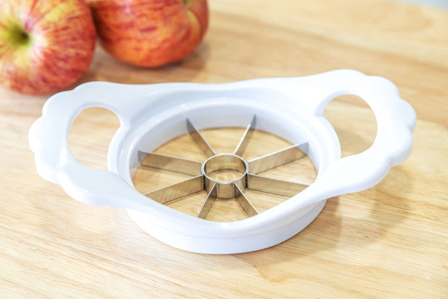 Premium Stainless Steel Apple Corer and Wedger - Easy Fruit Slicing Tool for Baking, Snacks & Healthy Eating - Perfect for Apple Pies, Salads & Kids Lunchboxes