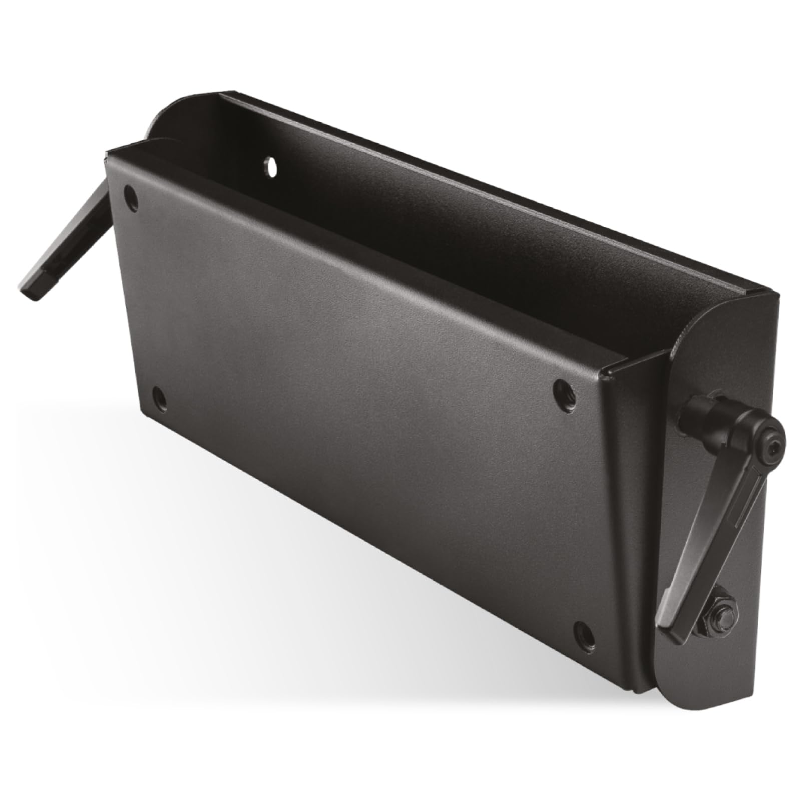 ONKRON Tilting Adapter Panel for TS1551 & TS1552 Mobile TV Stand - Adjustable 10-Degree Screen Tilt Adapter for Rolling TV Carts - Portable TV Stand with Wheels (Black) - Perfect for Classrooms, Hospitals, and Conference Rooms