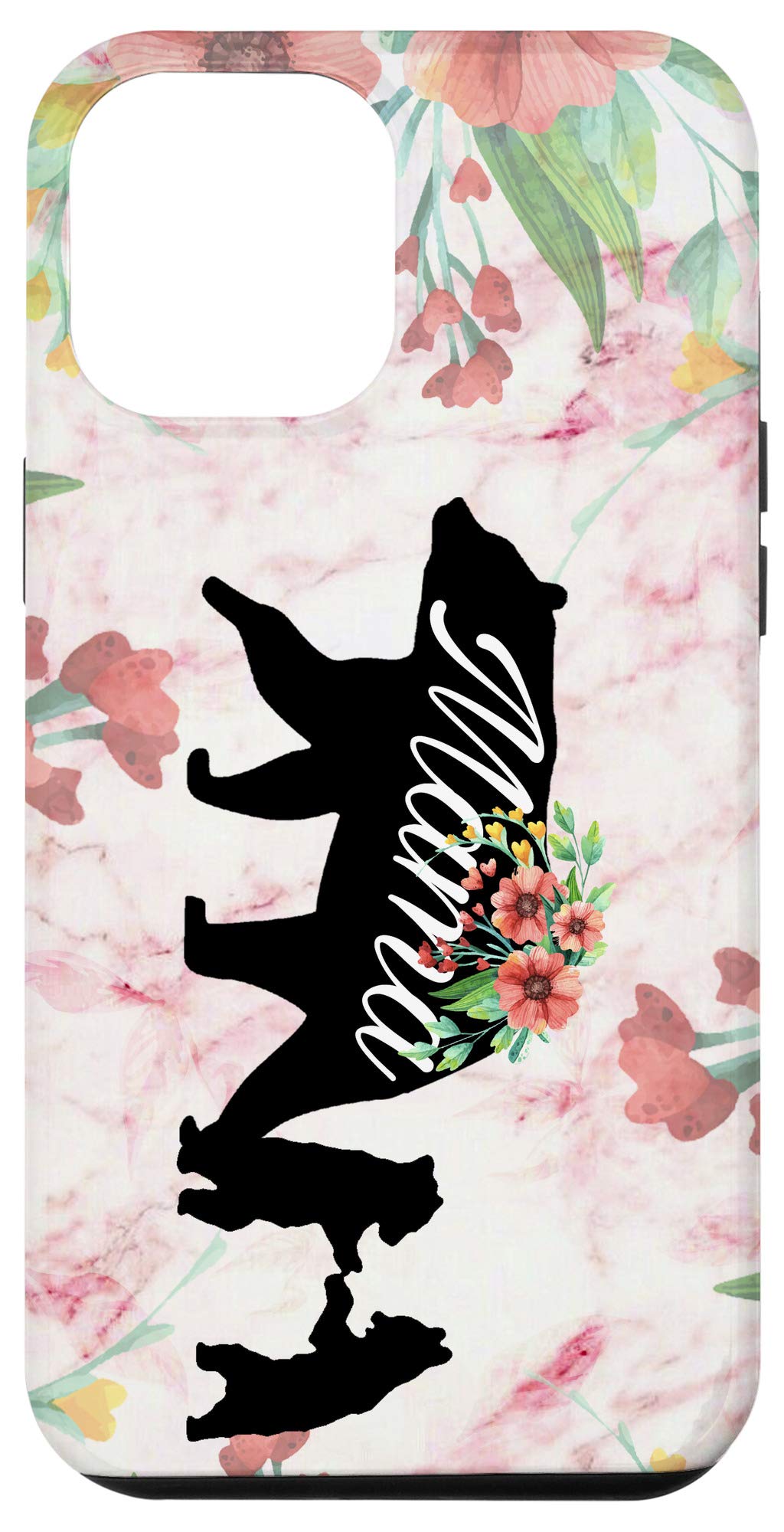 iPhone 12 Pro Max Case - Cute Mama Bear Design, Perfect Gift for Mom, Mother's Day Present - Durable Protective Phone Cover for Family Lovers (Ideal for Everyday Use, Work, and Special Occasions)