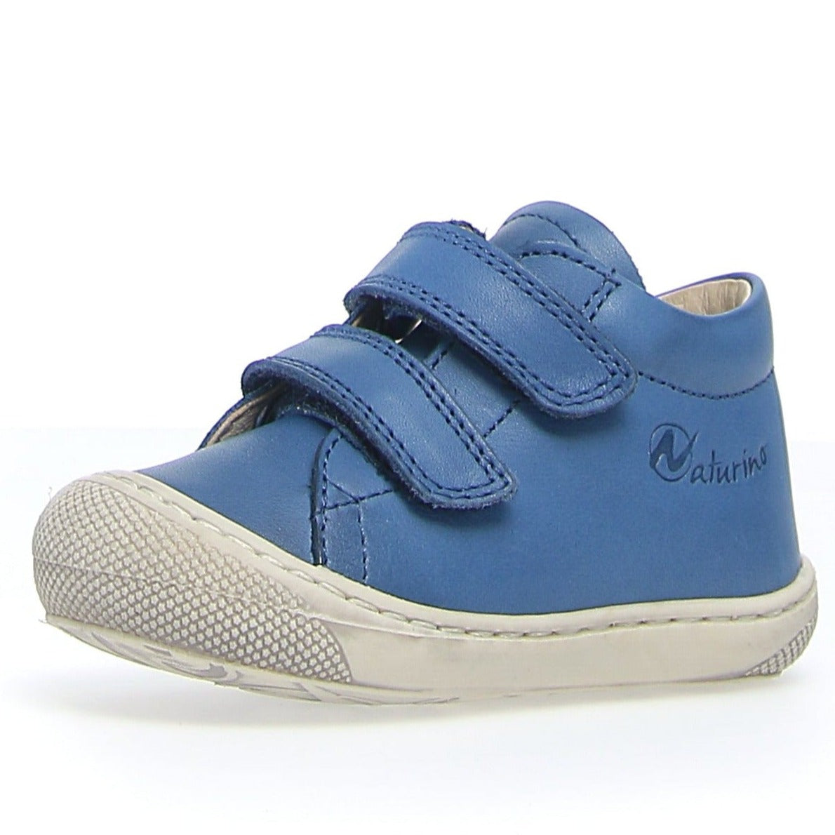 Naturino Kids' Cocoon Vl Nappa Spazzolato Sneakers - Azure Blue | Comfortable & Stylish Shoes for Boys and Girls | Perfect for School, Play & Everyday Wear