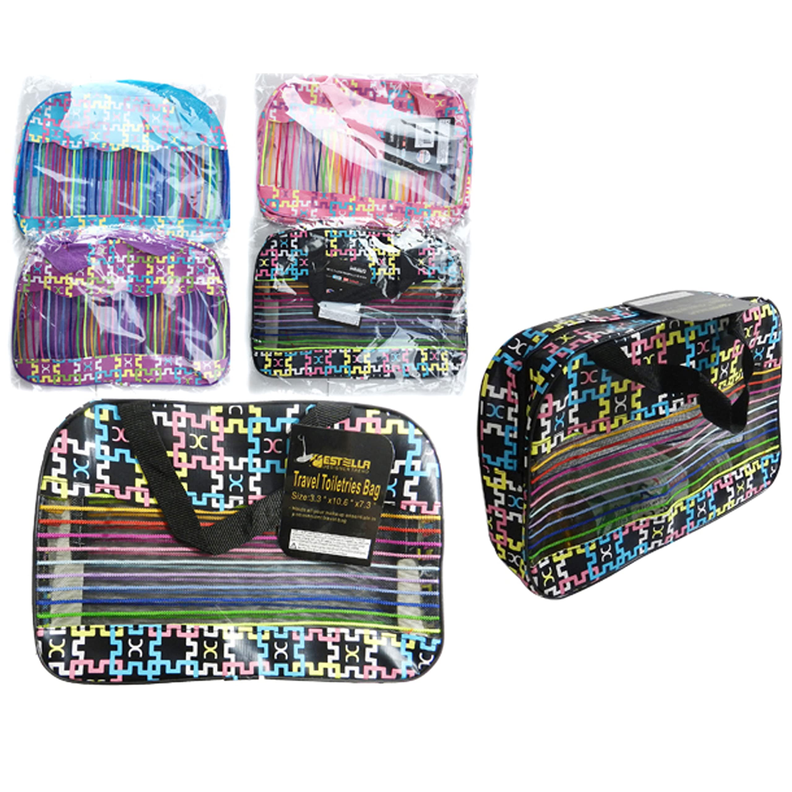 2 Pack Travel Makeup Bags - Waterproof Cosmetic Organizer with Zipper for Toiletries, Beauty Essentials | Perfect for Vacation, Gym, Business Trips & Daily Use
