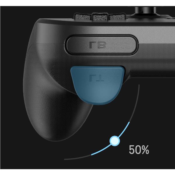 8BitDo Pro 2 Wired Controller for Xbox Series X/S - Black | Enhanced Gaming Experience for PC, Steam, Android & Competitive Play