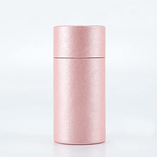 5 Pcs 30ml Empty Kraft Paper Jars with Lids - Round Cardboard Tubes for Essential Oil Bottles, Gift Packaging & DIY Storage | Perfect for Aromatherapy, Jewelry Organizing & Party Favors