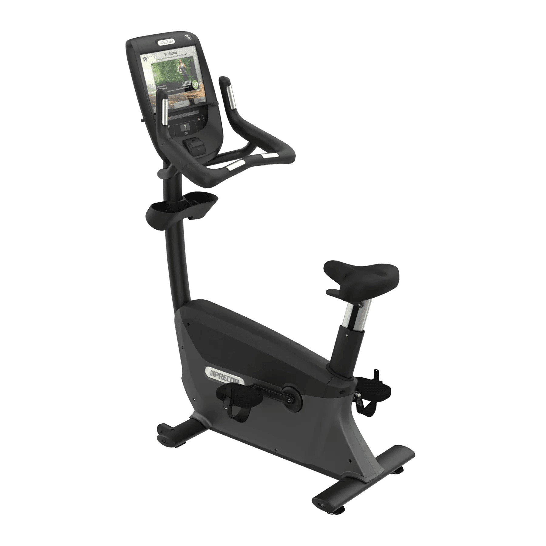 Precor UBK 885 Upright Exercise Bike for Home Gym - Commercial Grade Indoor Cycling Equipment for Cardio & Fitness Training