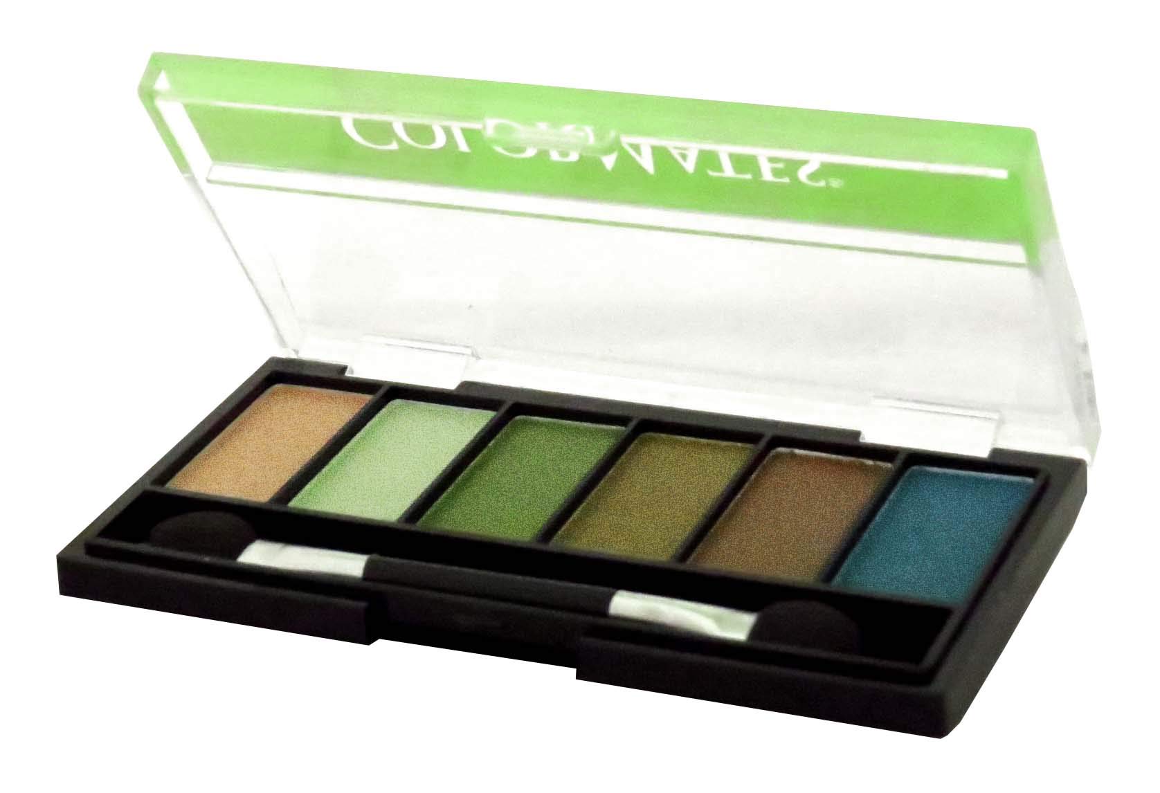 Mineral 6-Pan Eyeshadow Palette - Rainforest Green (0.25 oz) | Vegan, Cruelty-Free Makeup for Natural & Glam Looks | Perfect for Everyday Wear & Special Occasions