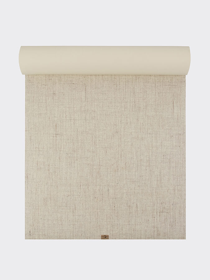 Eco-Friendly Jute Yoga Mat 6mm - Non-Slip, Sustainable & Thick for Hot Yoga, Meditation & Home Workouts - ecoYoga Phoenix