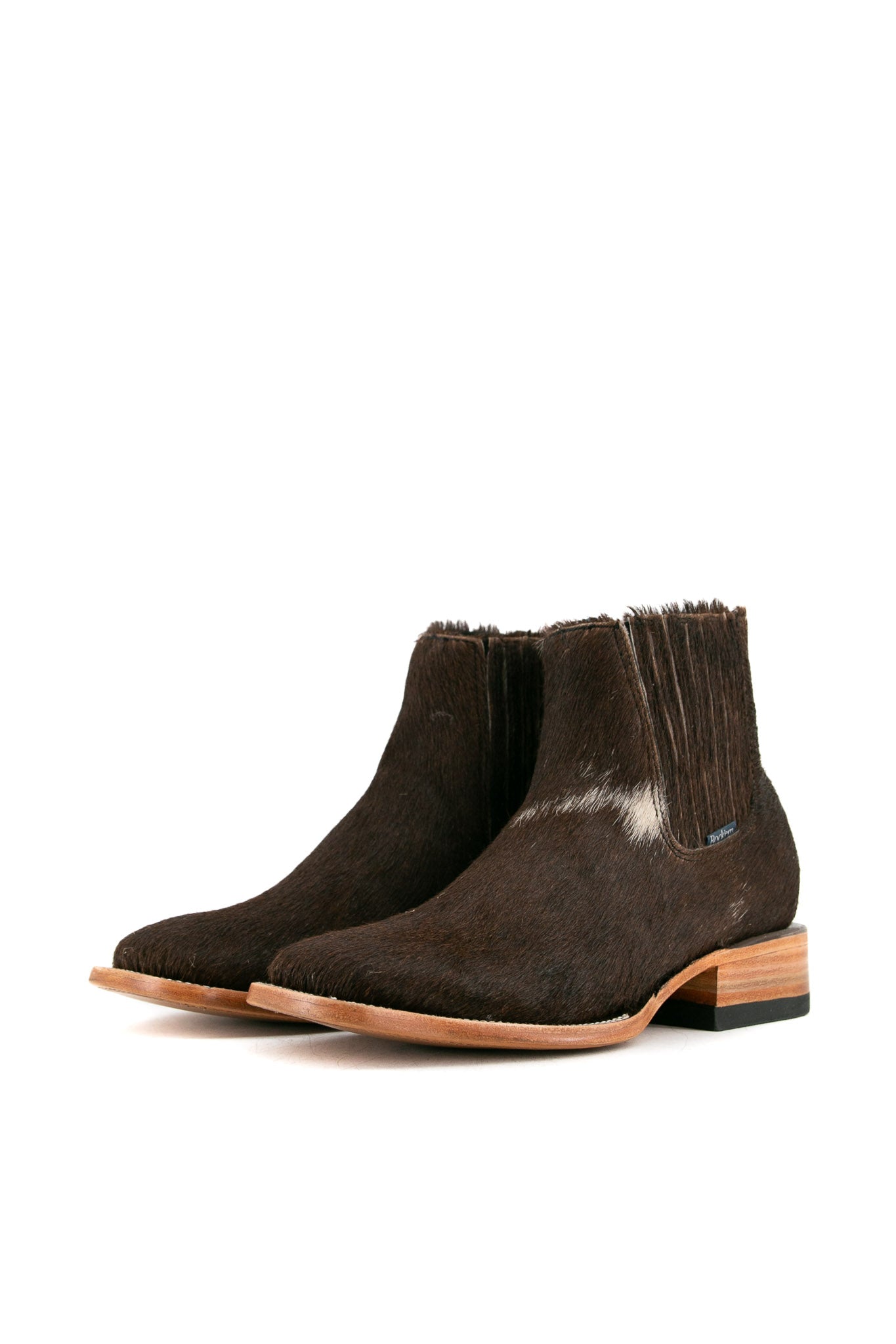 Women's Cowhide Square Toe Ankle Boots - Size 8, Comfortable & Stylish Western Booties for Everyday Wear | Perfect for Office, Casual Outings & Date Nights