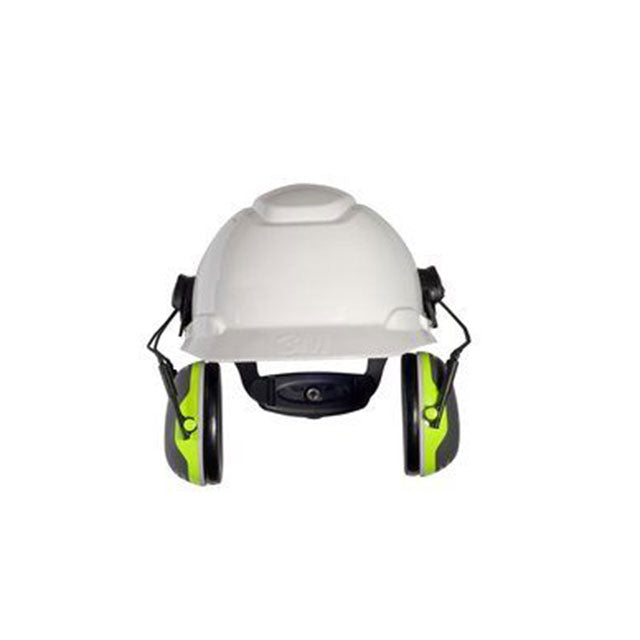 3M X4P3E PELTOR Cap Attached Safety Earmuffs - NRR 25 dB Hearing Protection for Shooting, Construction & Industrial Use - Comfortable Noise Reduction Ear Muffs for Work & Outdoor Activities