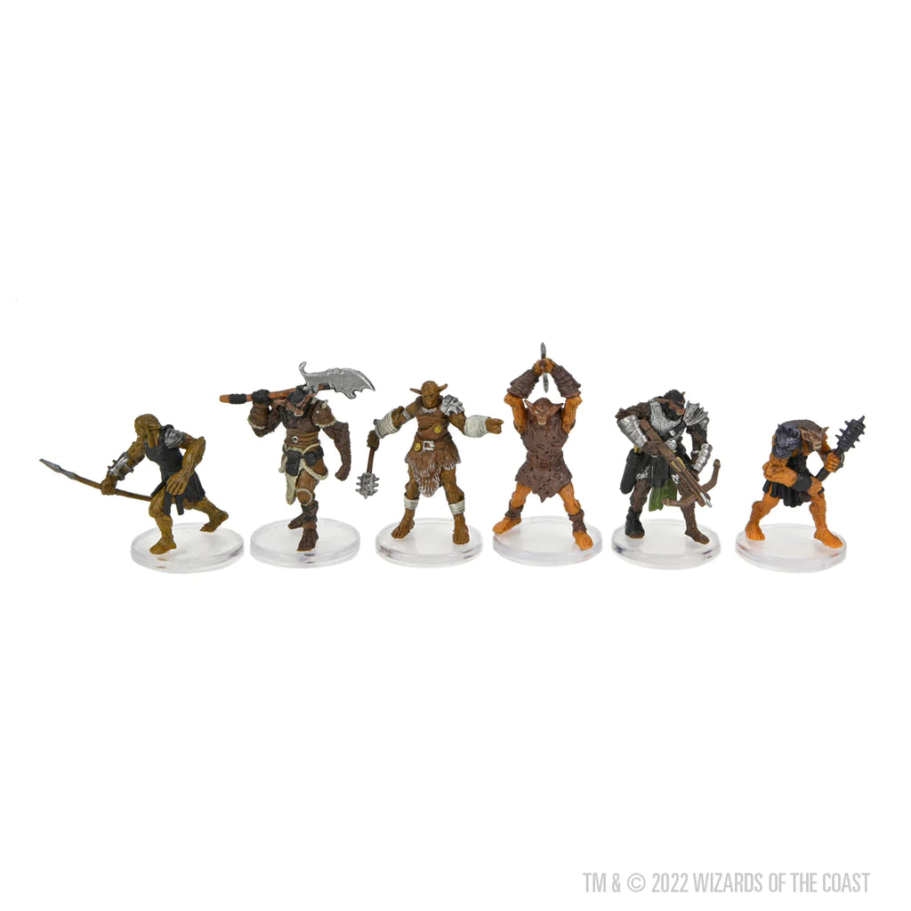 D&D Icons of the Realms: Bugbear Warband Miniature Set for Dungeons & Dragons RPG Tabletop Gaming