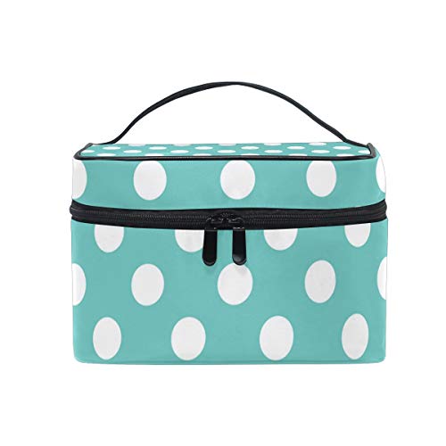 Blue and White Polka Dot