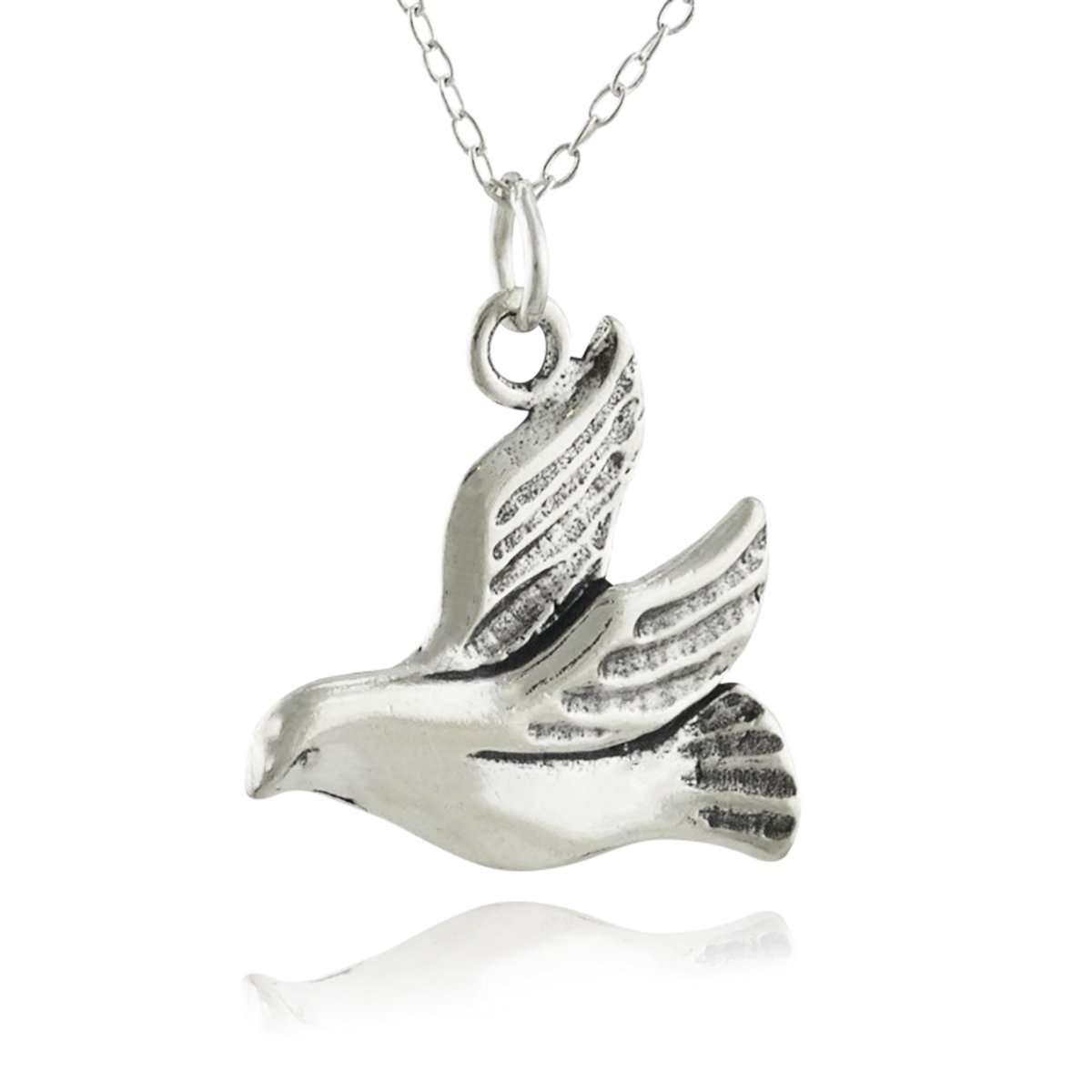 Sterling Silver Bird Pendant Necklace for Women - Elegant Jewelry Gift for Her | Perfect for Everyday Wear, Special Occasions & Gifts