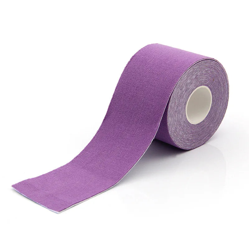5 Sizes Kinesiology Tape - Waterproof Elastic Sports Tape for Muscle Pain Relief, Athletic Support & Recovery - Ideal for Gym, Tennis, Running & Physical Therapy
