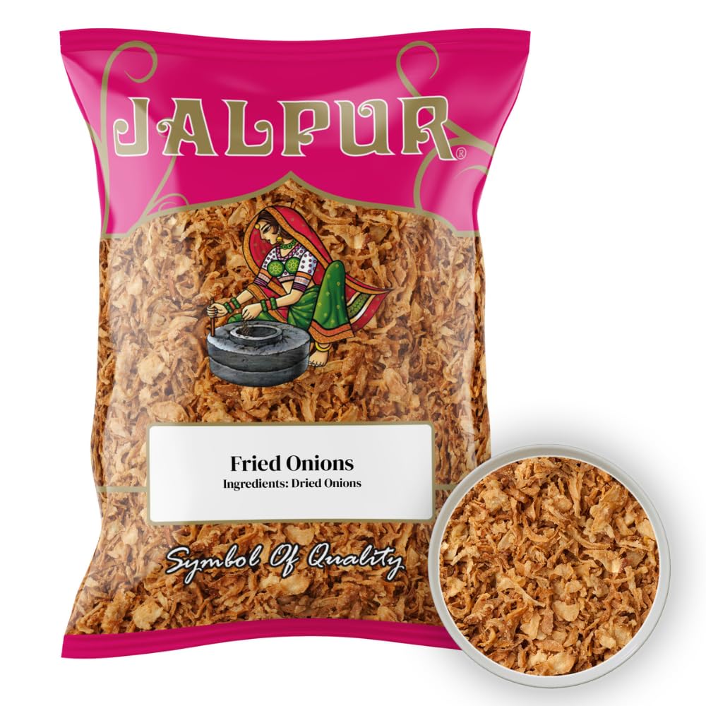 Crispy Fried Onions 1kg - Premium Quality for Salads, Burgers & Asian Dishes - Perfect Topping for Soups, Casseroles & Baked Potatoes