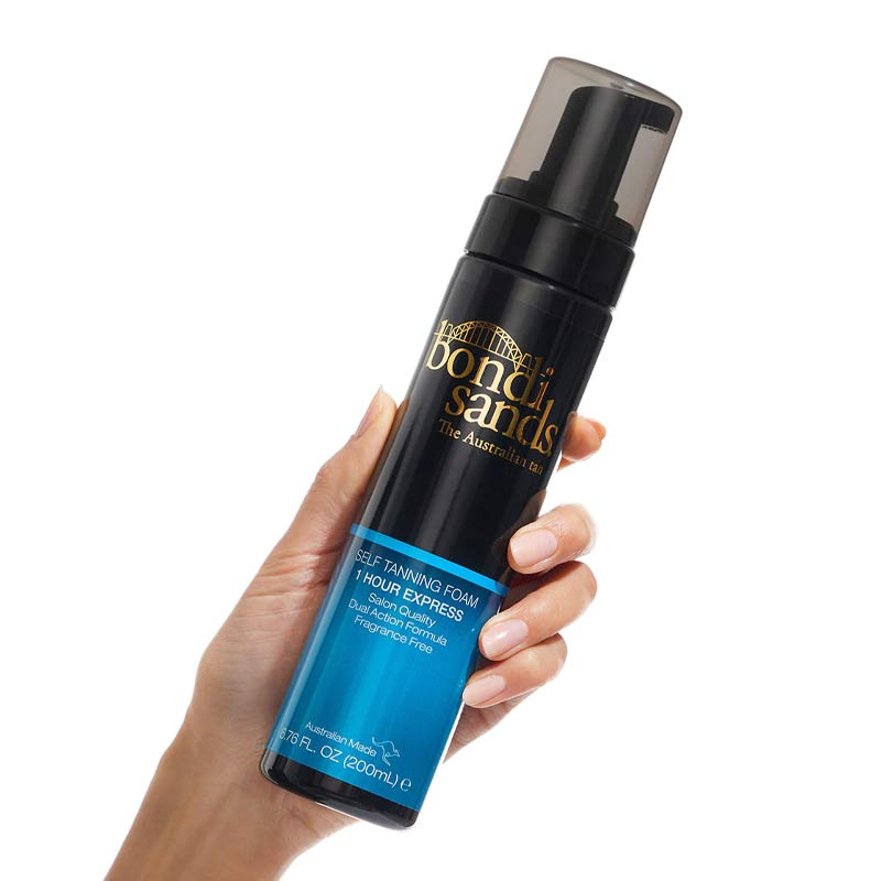 Bondi Sands 1 Hour Express Self Tanning Foam - Fast Natural Looking Tan for Face & Body - Perfect for Beach, Vacation & Special Occasions