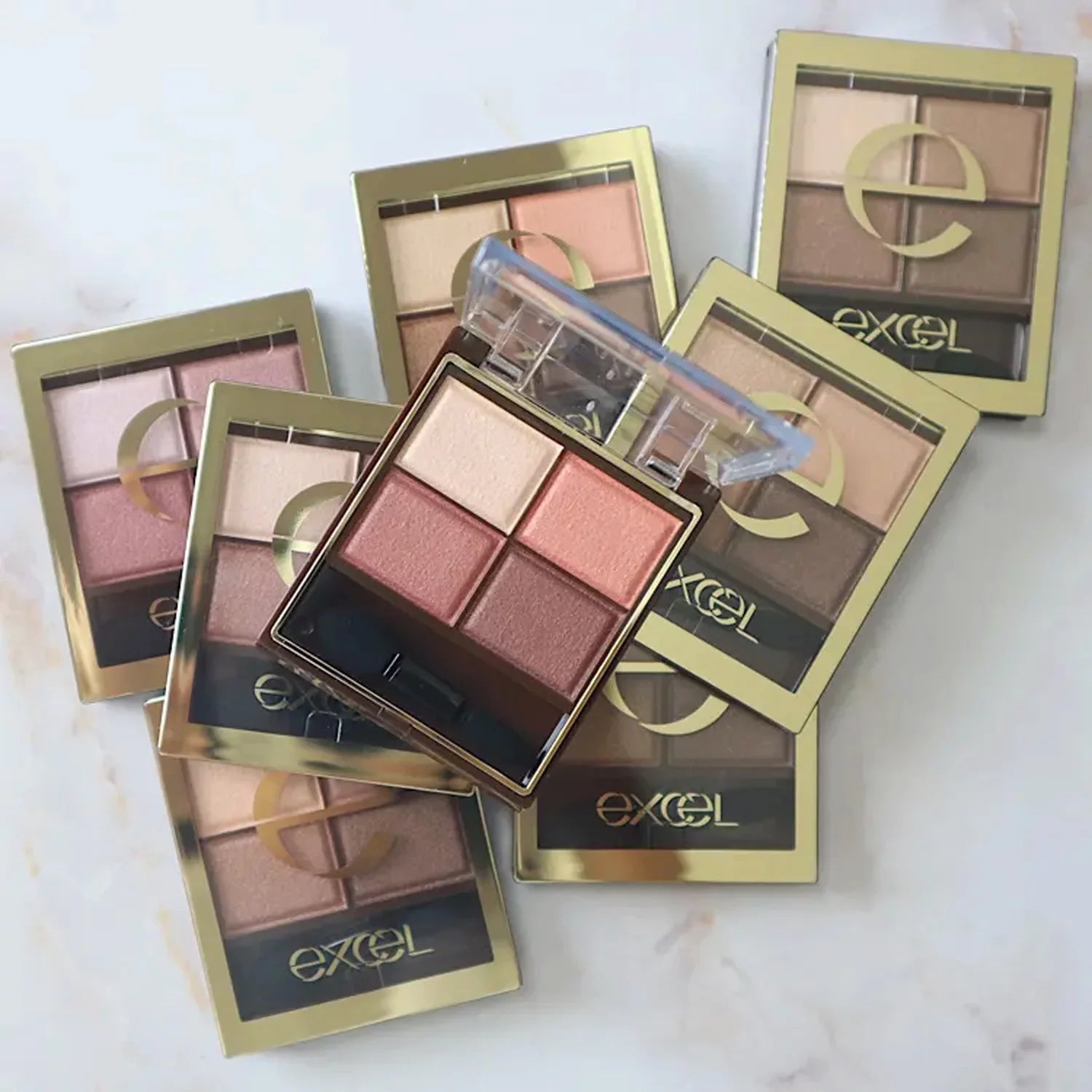 Excel Skinny Rich Shadow Eyeshadow Palette - SR04 | Long-Lasting, Highly Pigmented Eye Makeup for Everyday & Party Looks