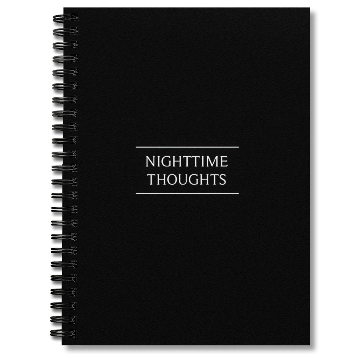 Premium Spiral Notebook for Nighttime Thoughts & Journaling - Thick Paper Composition Notebook - Ideal for Diary Writing, Sketching & Note Taking