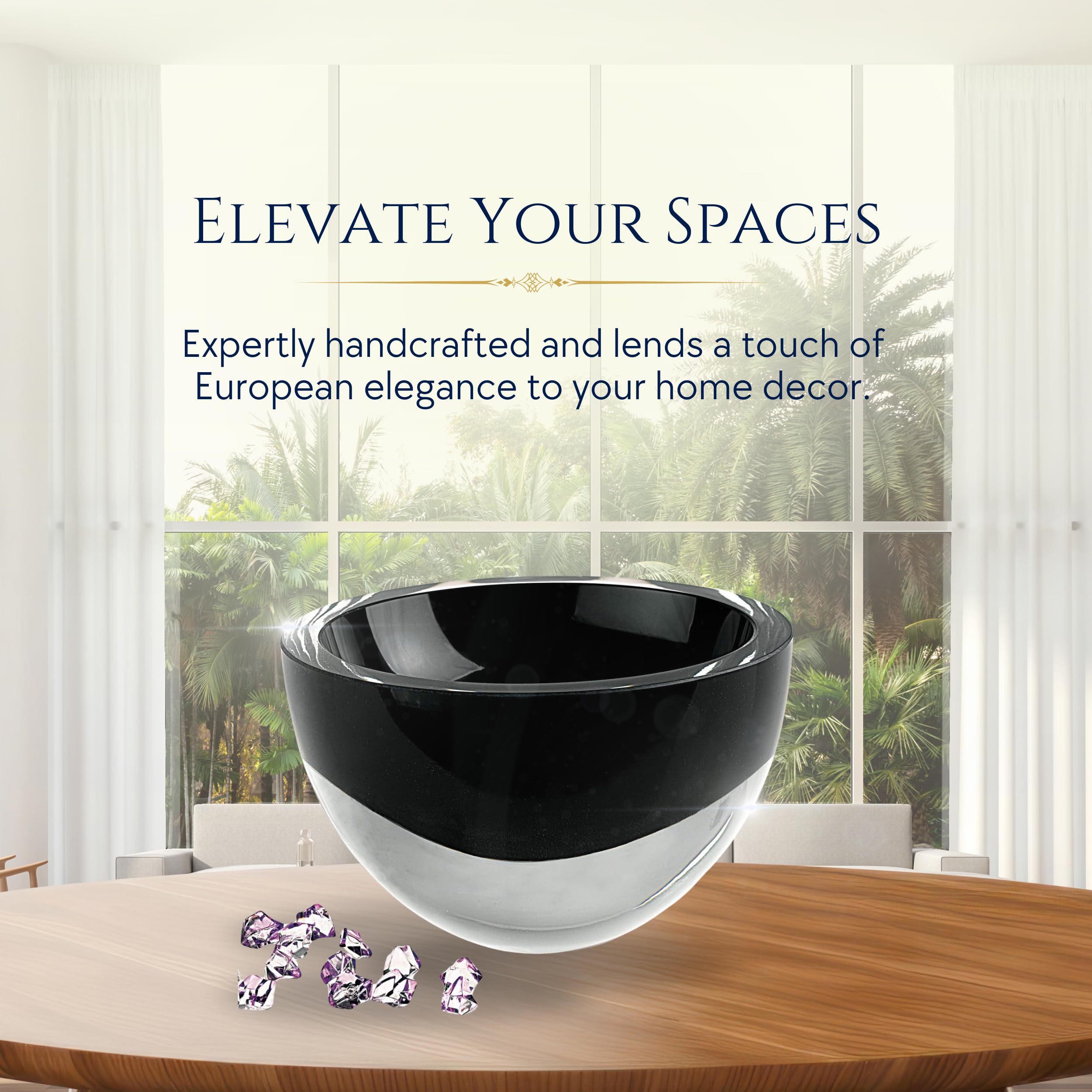 Badash Penelope Crystal Decorative Candy Dish - 6