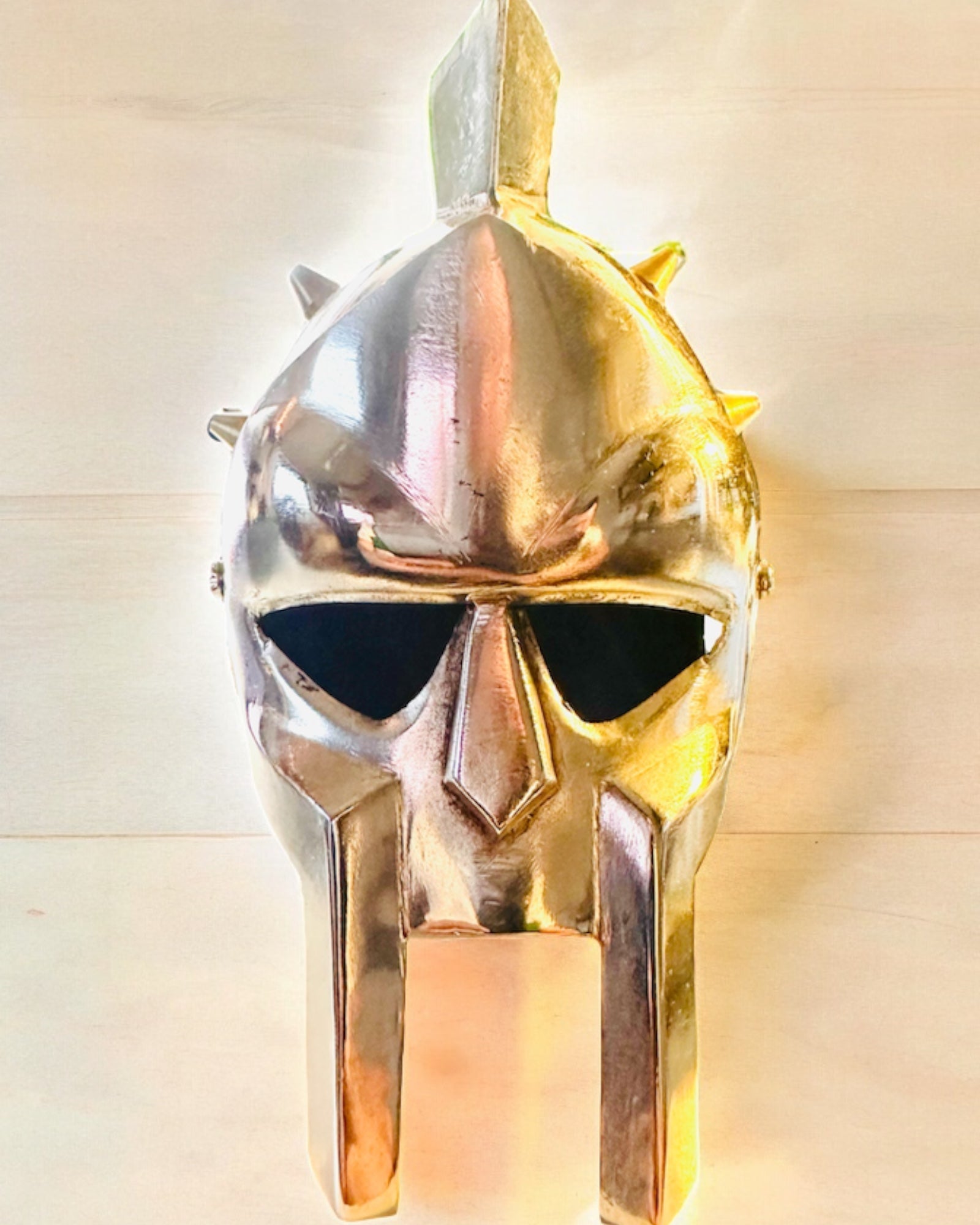 Custom Engraved Gladiator Knight Mask - Spartan Warrior Helmet Replica for Cosplay, Halloween & Medieval Events
