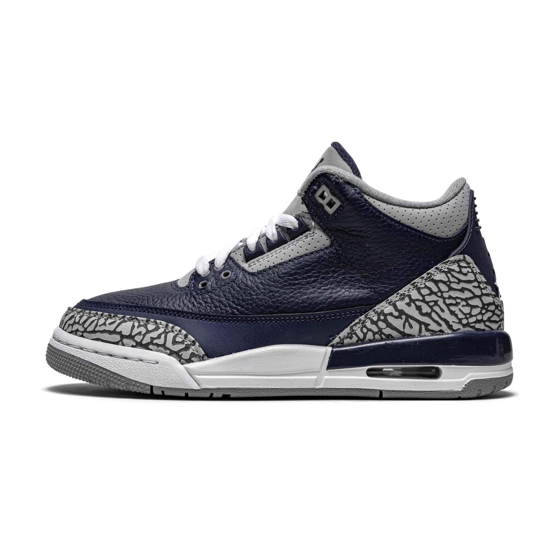 Air Jordan 3 Retro GS Georgetown - Kids' Basketball Shoes for School & Street Style | Perfect for Sports, Casual Wear & Sneaker Collectors