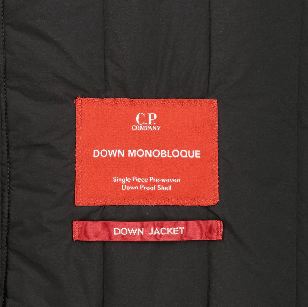 CP Company Down Monobloque Lens Jacket - Waterproof Winter Coat for Men, Lightweight Puffer Jacket with Reflective Lenses - Perfect for Urban Commuting & Outdoor Adventures