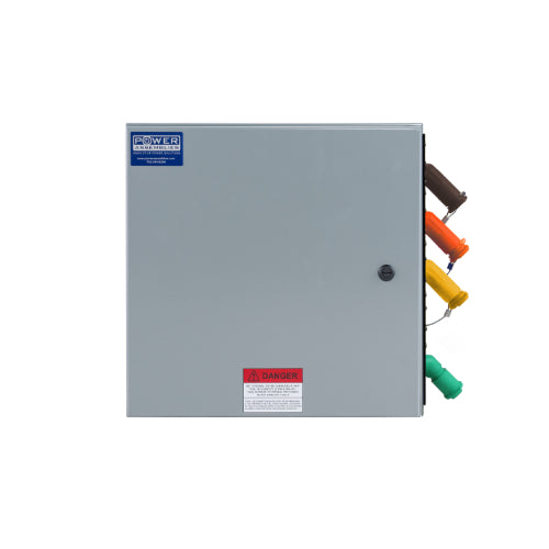400A 480V Double Set Screw Camlock Connection Box - Heavy Duty Electrical Connector for Industrial Power Distribution & Temporary Wiring