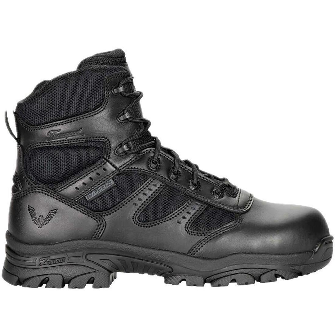 **The Deuce 6 Composite Toe Boot - Waterproof Work Boots with Side Zip for Men - Ideal for Construction, Hiking & Outdoor Work**