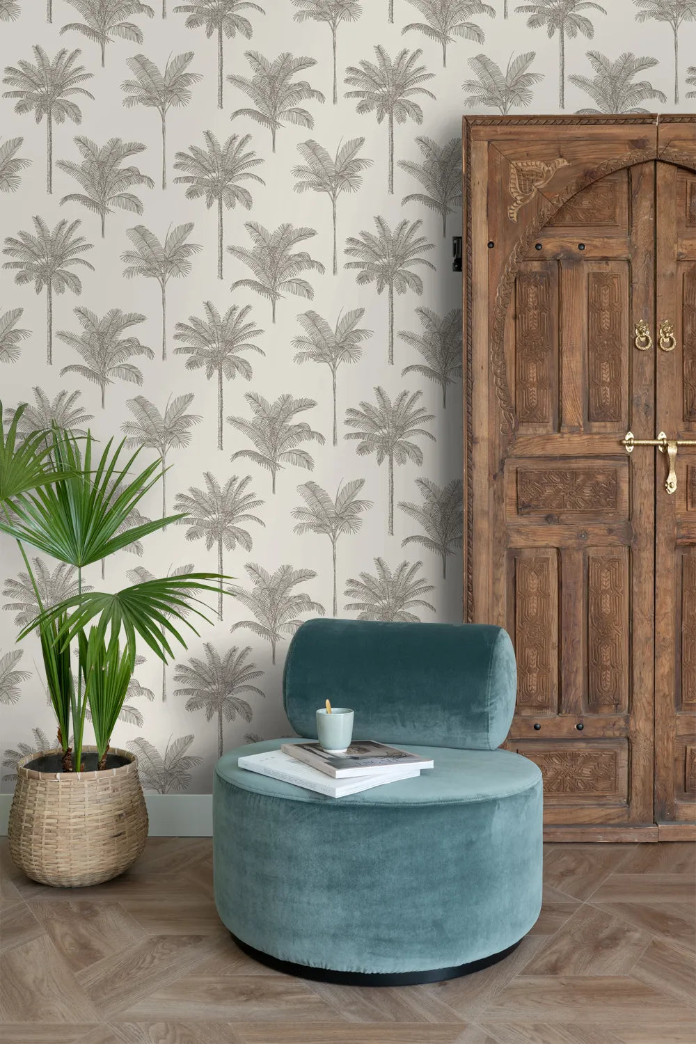 Paradise Country Palm Tree - Artificial Tropical Plant for Home & Office Decor - Perfect for Indoor & Outdoor Landscaping