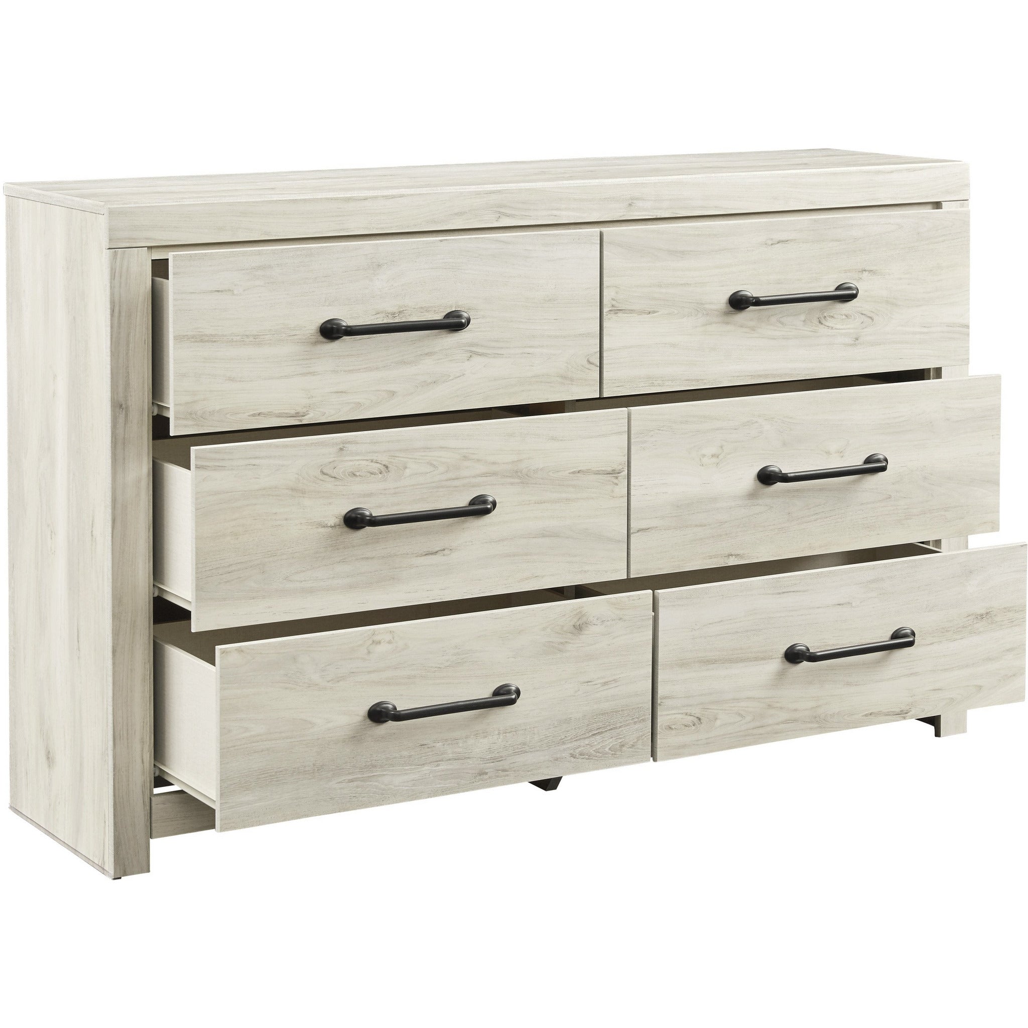 Cambeck Dresser - Modern 6-Drawer Chest for Bedroom, Living Room & Office - Solid Wood Storage Furniture for Home Organization