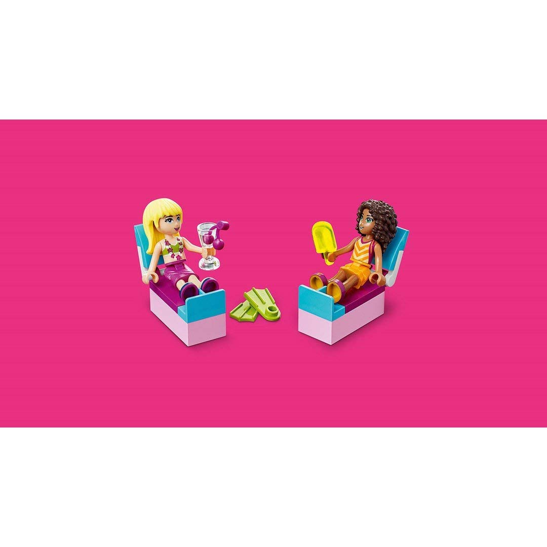 LEGO 10747 Andrea & Stephanie's Beach Vacation Building Set - Creative Construction Toy for Kids - Perfect for Summer Play, Birthday Gifts & Family Bonding Activities