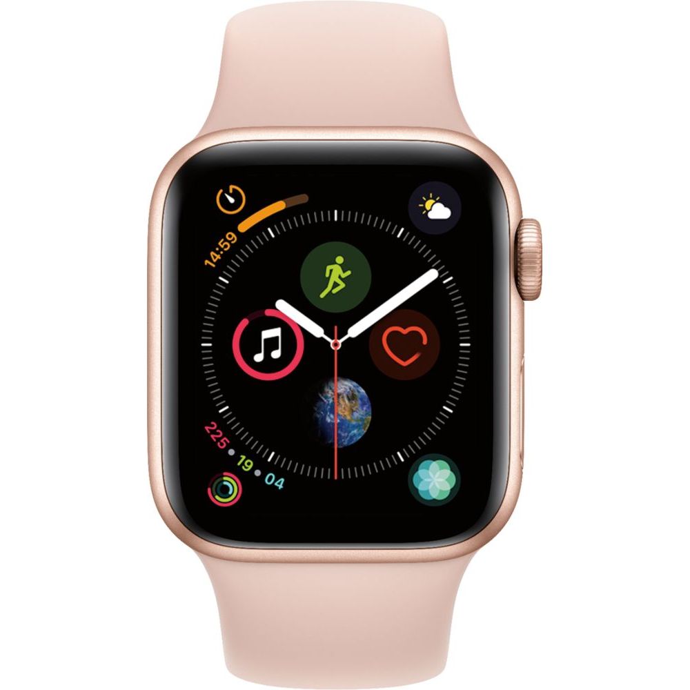 Apple Watch Series 4 (Gen 4) 40mm Gold Aluminum Case with Pink Sand Sport Band - MU682LL/A | Perfect for Fitness Tracking, Workouts & Everyday Wear