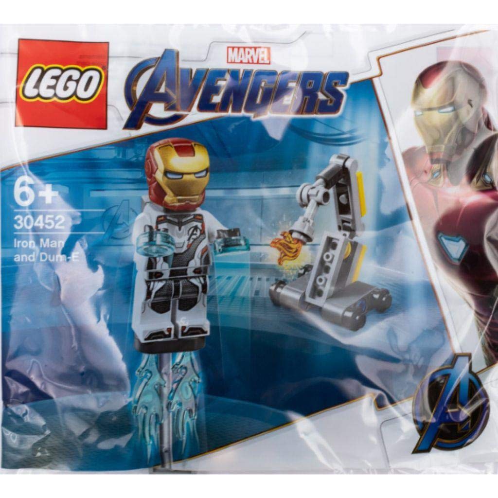 LEGO Avengers 30452 Iron Man & Dum-E Super Heroes Building Kit - Marvel Superhero Toy for Kids & Collectors | Creative Play & Display Gift for Superhero Fans