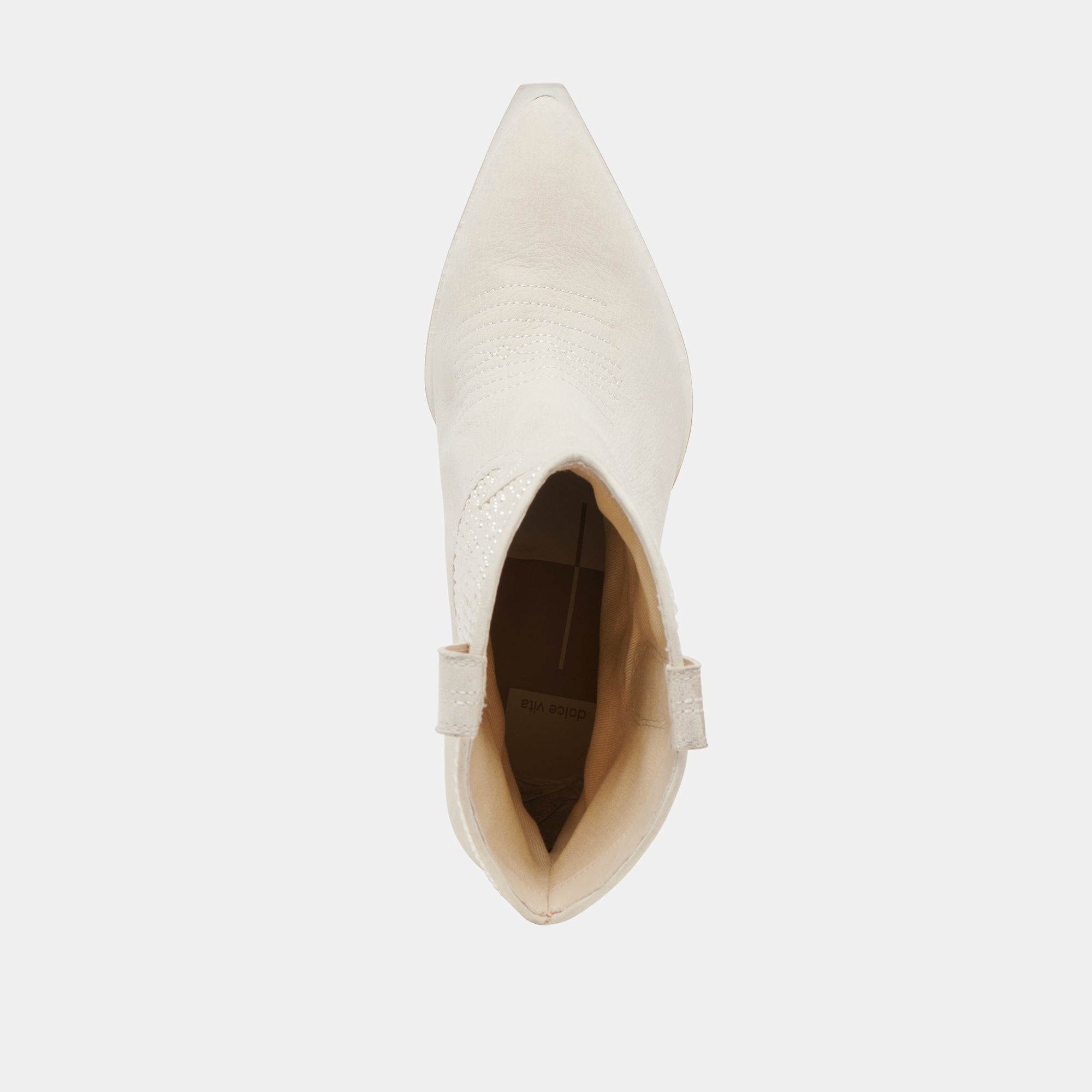 Angel Pearl Booties - Vanilla Pearls Embellished Women's Ankle Boots for Casual Outings & Special Occasions