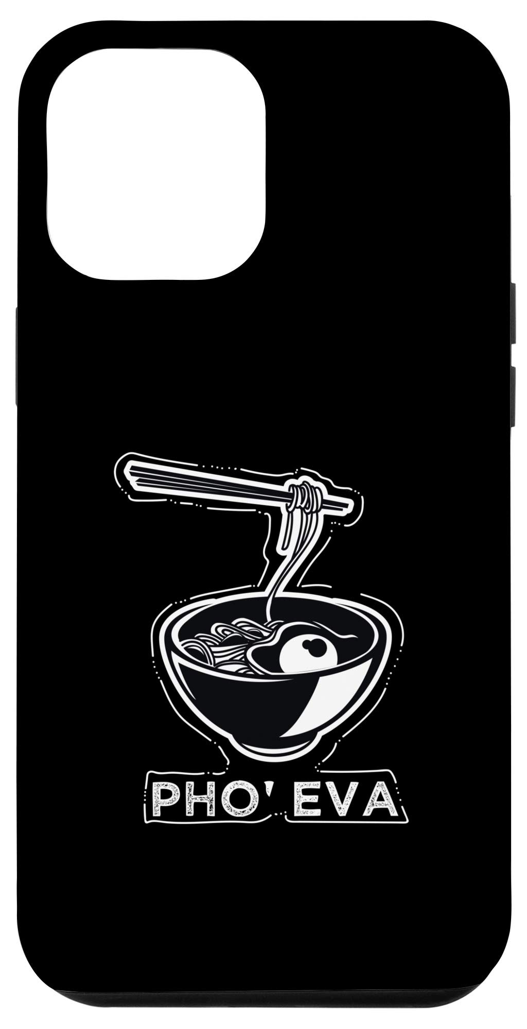 iPhone 12 Pro Max Case - Funny Vietnamese Pho Noodle Soup Design - Protective Phone Cover for iPhone 12 Pro Max - Perfect Gift for Food Lovers & Asian Cuisine Fans - Great for Daily Use, Travel & Showcasing Your Love of Vietnamese Pho