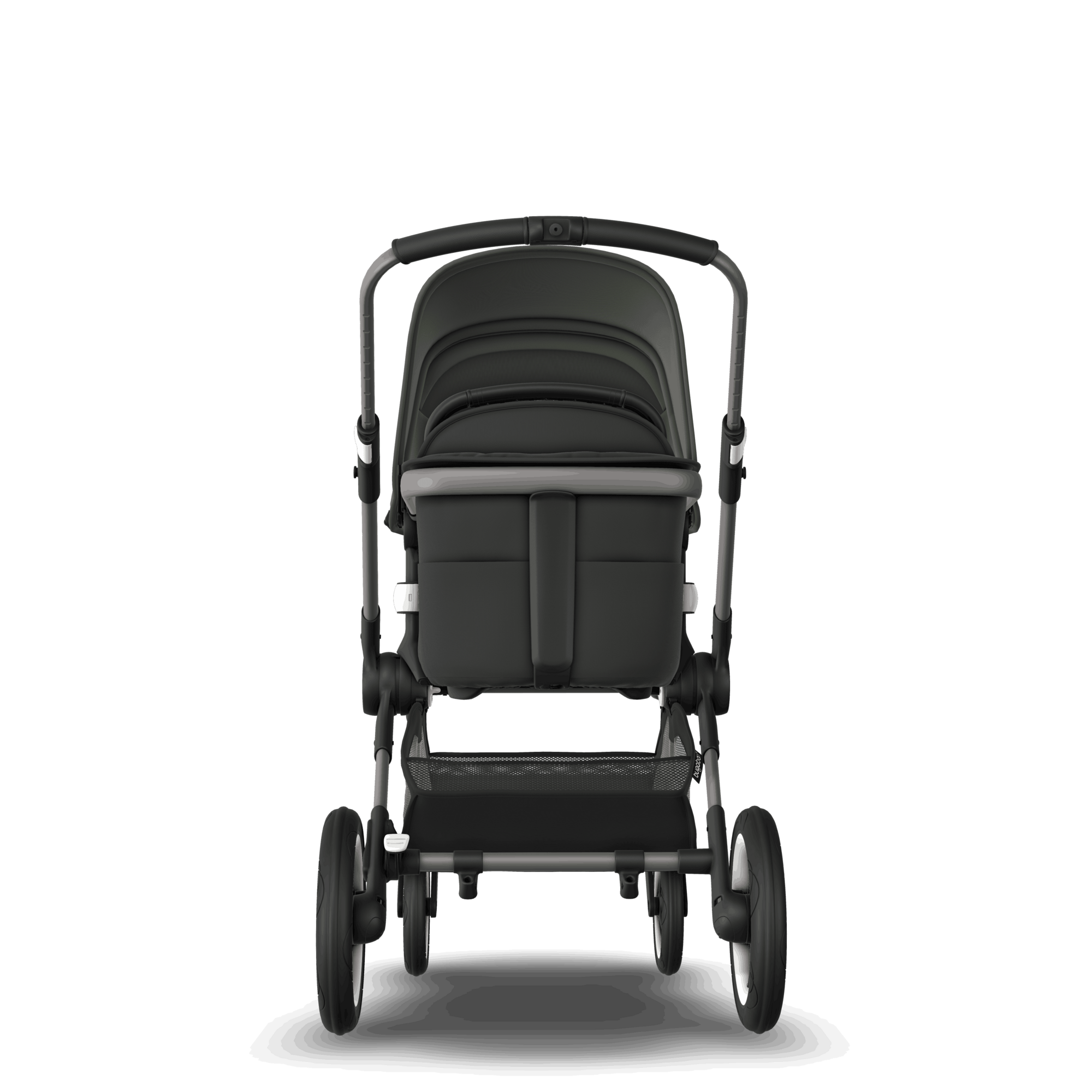 Bugaboo Fox3 Complete Stroller - Graphite Base | Lightweight Travel Stroller for Newborns & Toddlers | Perfect for City Walks, Shopping & Air Travel