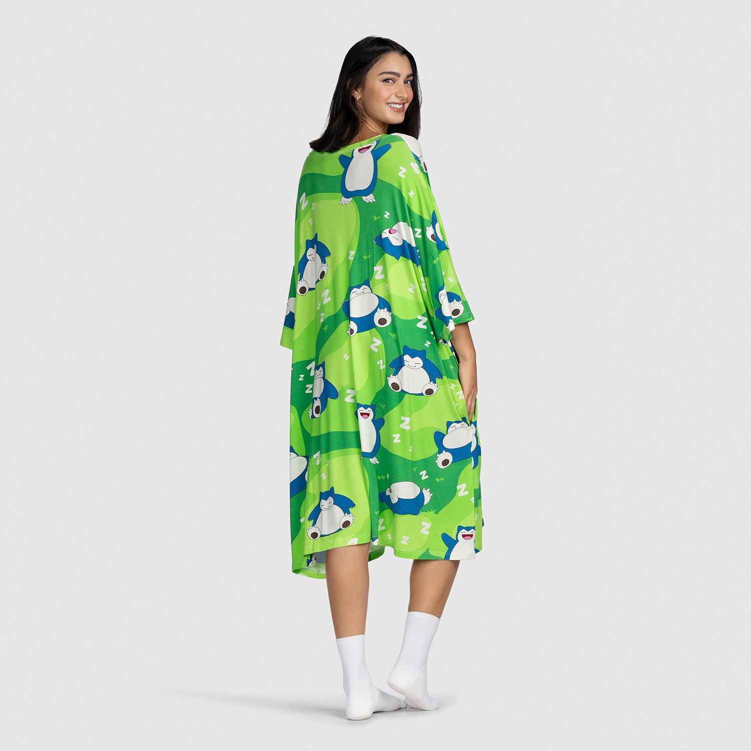 Snorlax Pokemon Oodie Sleep Tee - Cozy Oversized Hoodie for Relaxing & Lounging at Home