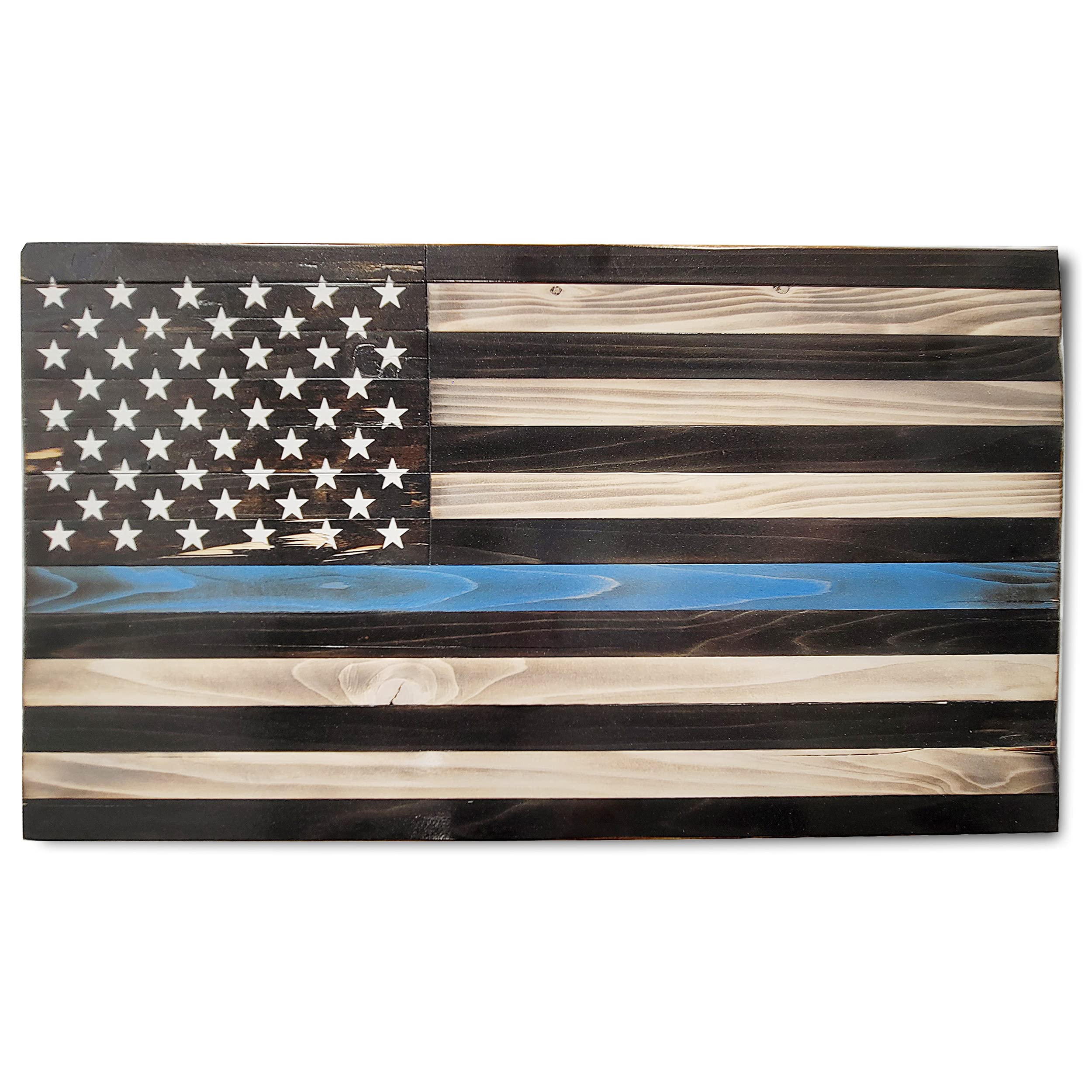 50 Stars Laser Etched Lord's Prayer Indoor American Flag - Handmade Wooden Wall Art for Home Decor, Independence Day & Room Decor - Black & White USA-Made by Pioneer Pacific Flags (Medium 2Ft) - Perfect for Living Room, Bedroom, Office & Church Display