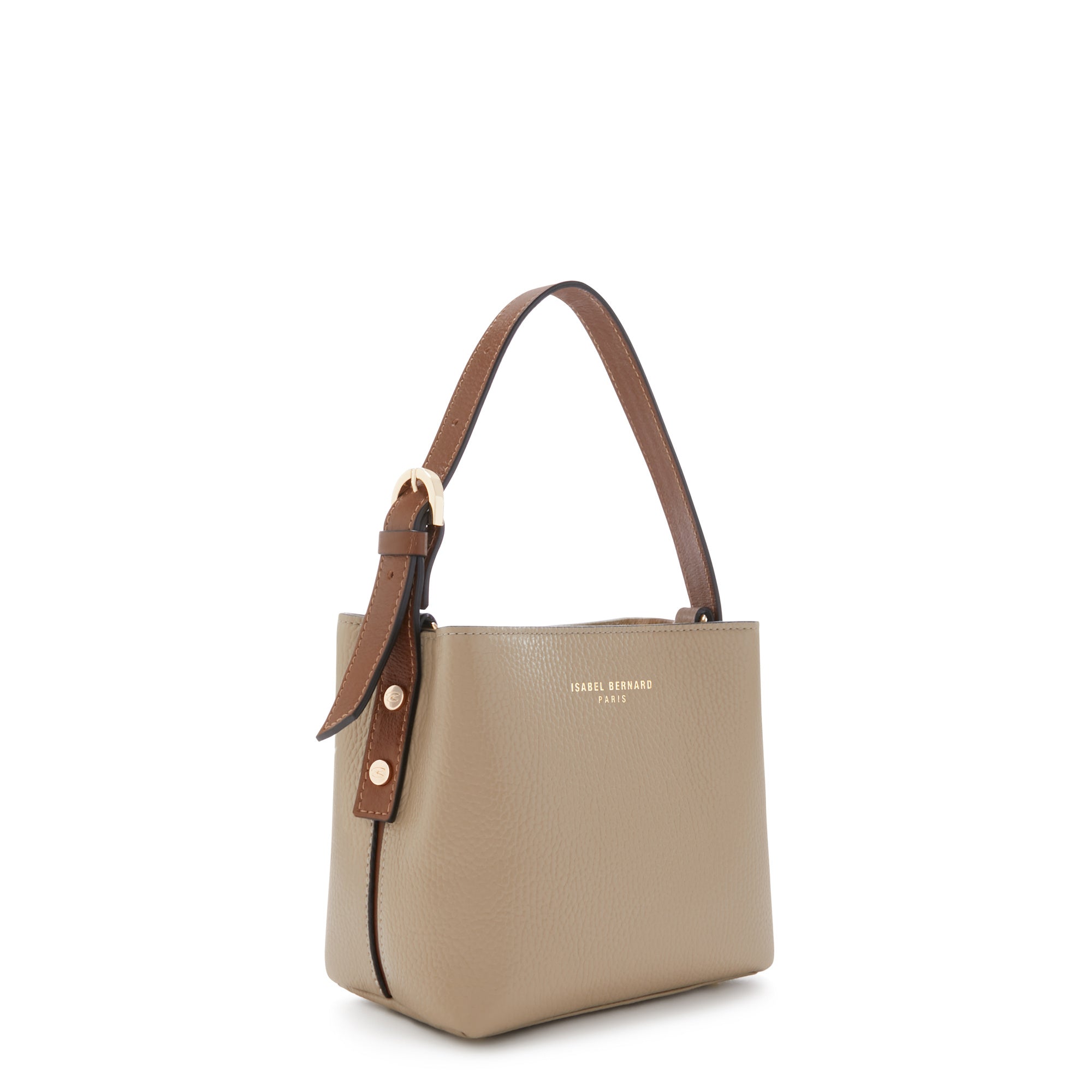Honoré Adriane Mini Taupe Leather Handbag - Genuine Calfskin Leather Crossbody Purse for Women, Perfect for Work, Travel & Everyday Use