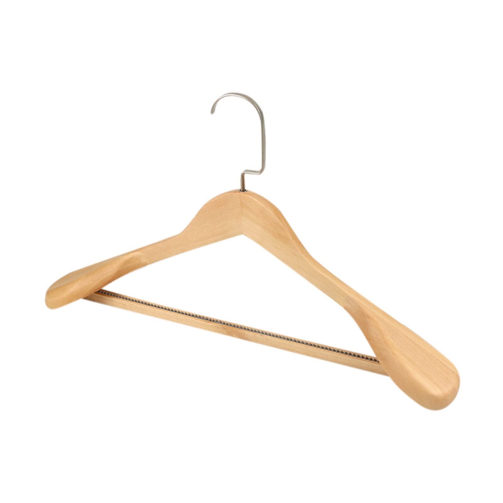 Premium Solid Wood Wide Shoulder Coat Hangers - Heavy Duty Wooden Suit Hangers for Jackets, Dresses & Coats - Ideal for Closet Organization & Luxury Wardrobe Storage (Color: C)
