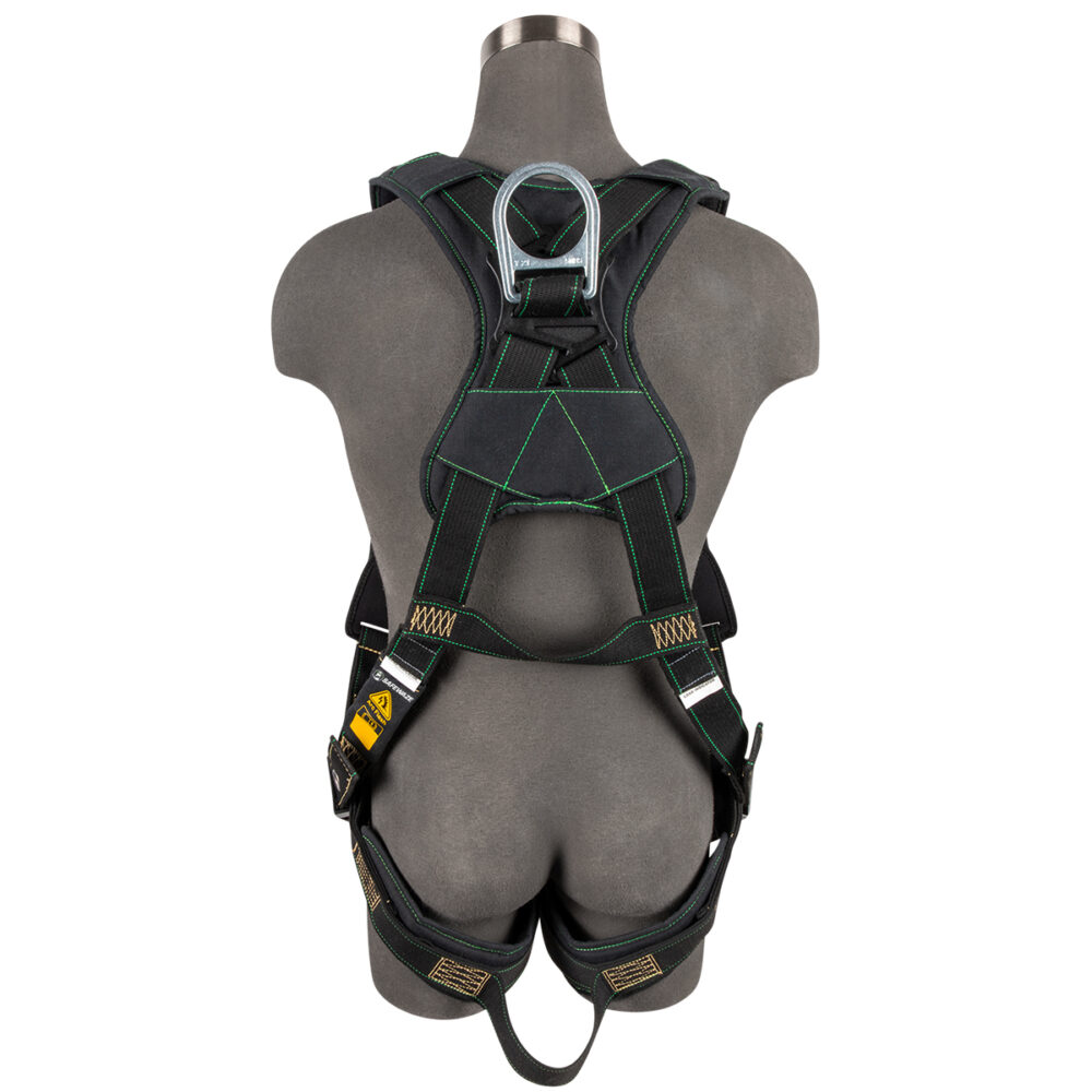 Arc Flash Full Body Safety Harness with 1D Rating, MB Chest & TB Legs - Ideal for Electrical Work, Construction & Industrial Fall Protection