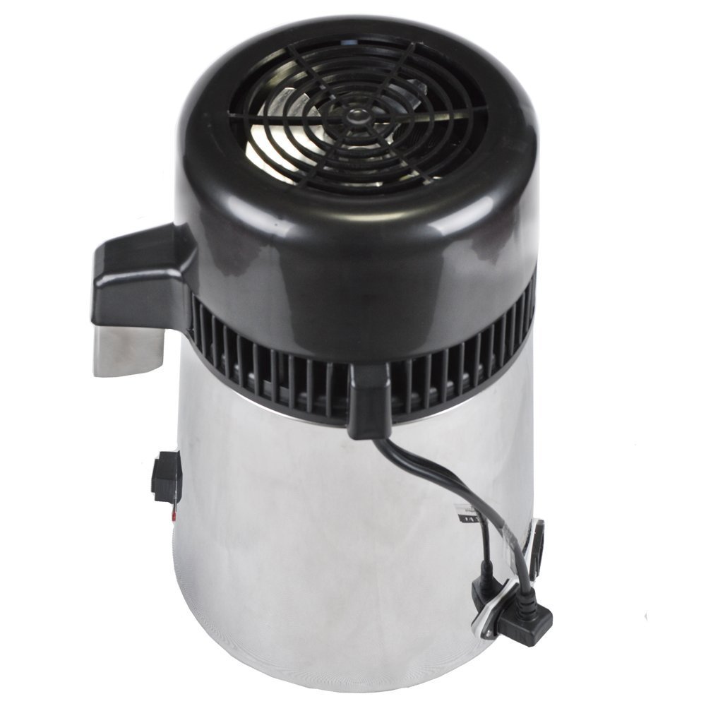 Premium 304 Stainless Steel Water Distiller - Home & Lab Water Purification System for Pure Drinking Water | Perfect for Emergency Preparedness, Camping & Off-Grid Living