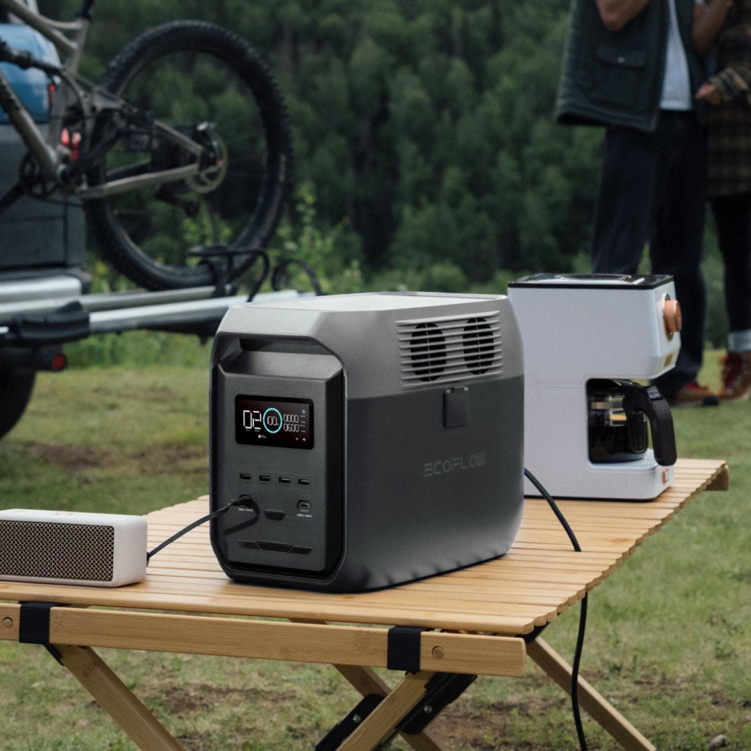 EcoFlow DELTA 3 1500W Portable Solar Power Station Generator - Backup Power for Home, Camping, RV & Emergency Use