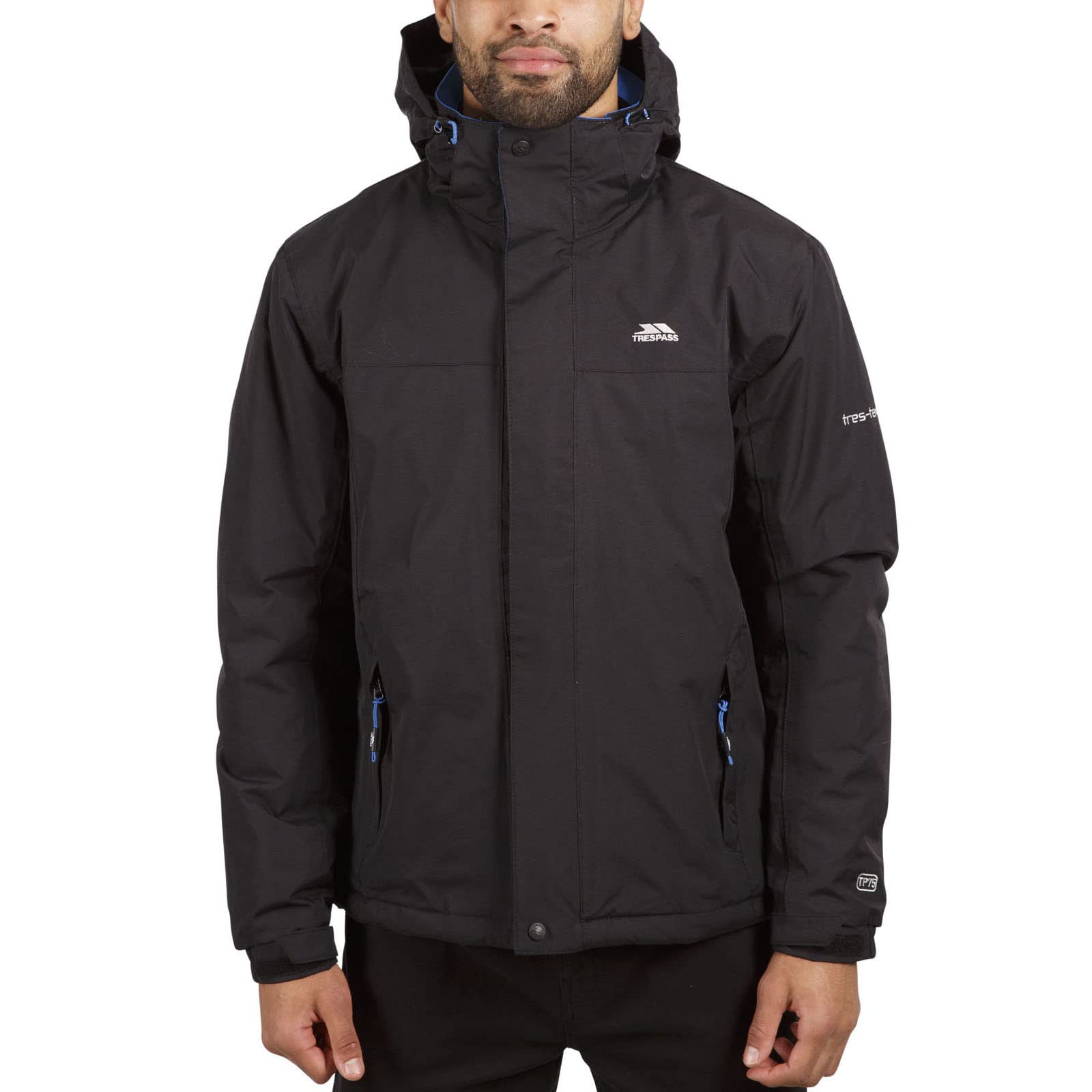 Trespass Donelly Men's Insulated Waterproof Jacket - Winter Outdoor Hiking Skiing Snow Sports Coat for Cold Weather Protection