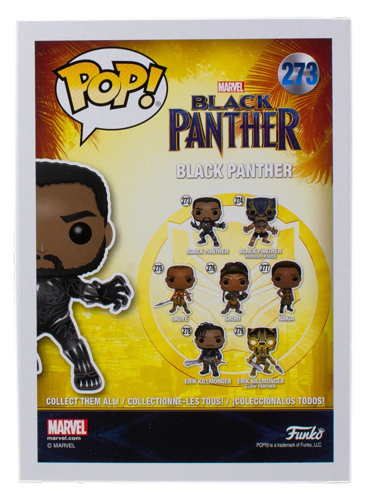 Marvel Black Panther Funko Pop! Vinyl Figure #273 - Collectible Action Figure for Marvel Fans | Perfect for Display, Gifts, and Comic Book Collections