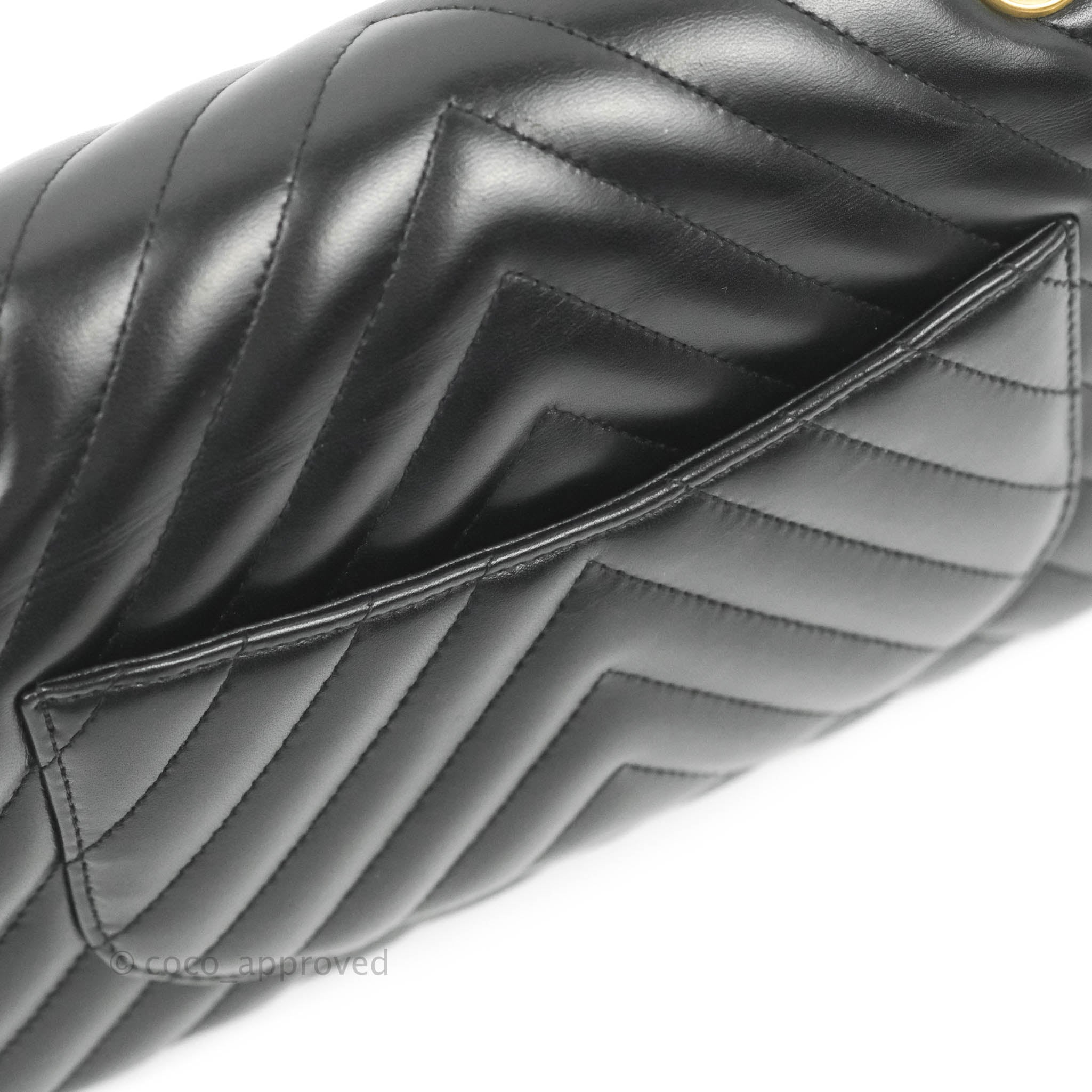 Chanel Classic Chevron Small Medium Double Flap Bag Black Lambskin Leather with Gold Hardware - Luxury Crossbody Purse for Women, Perfect for Date Night & Special Occasions